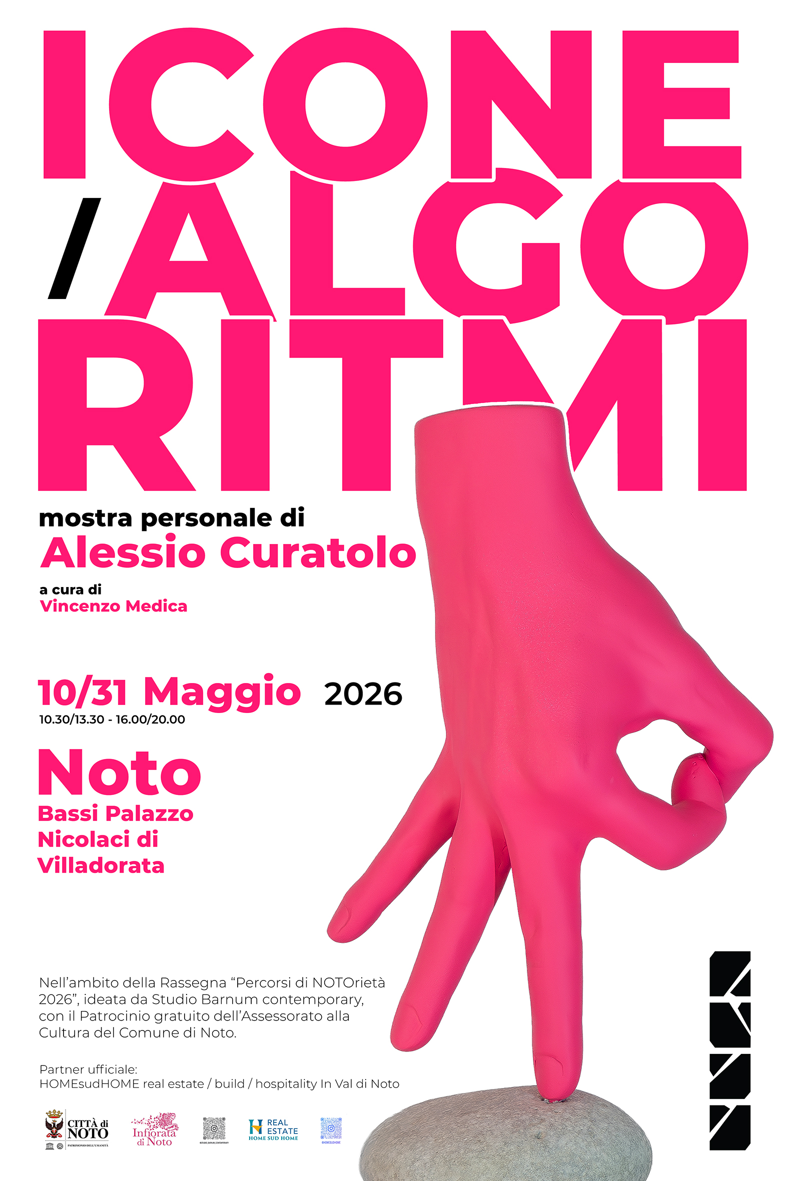ICONE / ALGORITMI: il digitale prende corpo nella nuova mostra di Alessio Curatolo
