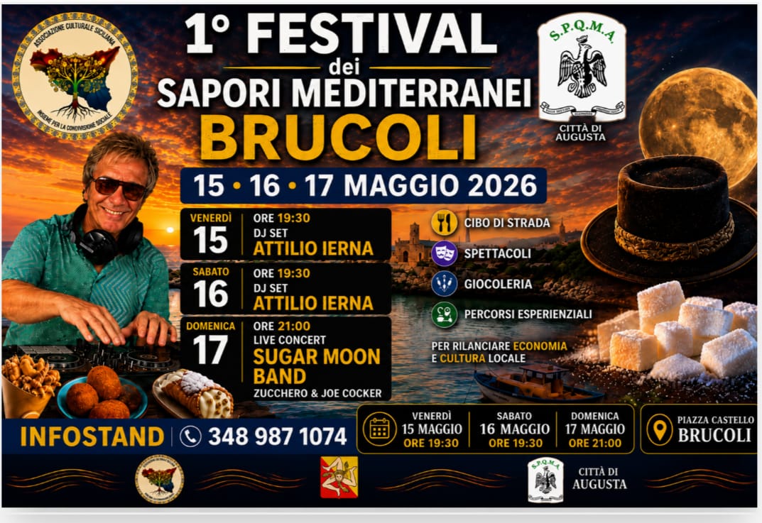 Oggi a Brucoli il dj set di Attilio Ierna ed i sapori mediterranei